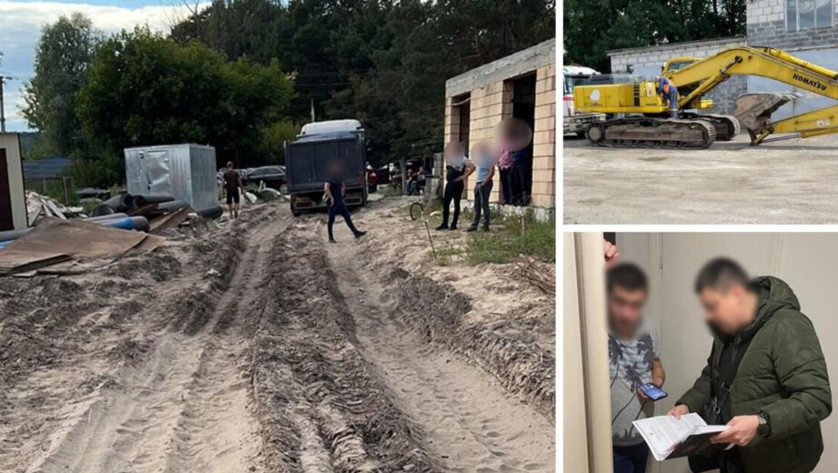 Полиция разоблачила схему незаконной добычи песка — троим участникам уже сообщено о подозрении