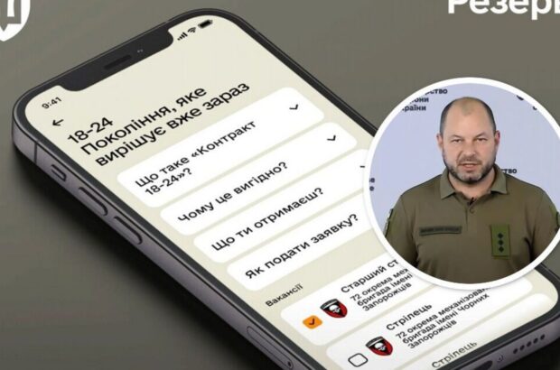 Міноборони: кількість звернень на контракт 18-24 перевищила 10 тисяч