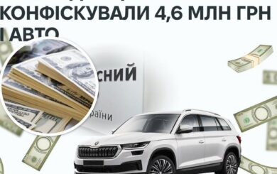 У чиновника МВД конфисковали 4,6 млн грн и авто