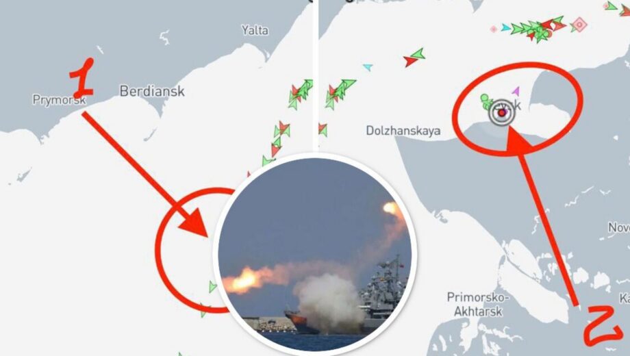 БПЛА  атакував російське судно в Азовському морі: ”Кримський вітер” навів докази