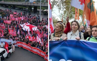 »Грузия выбирает Евросоюз»: массовая акция в поддержку европейской интеграции
