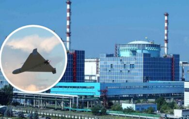 Хмельницкая АЭС под угрозой: российский шахед нарушил зону безопасности атомной станции