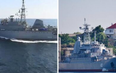 Військові уразили судно ”Іван Хурс” та викрадений в України корабель ”Костянтин Ольшанський”