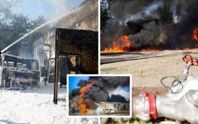 У Миколаєві масштабна пожежа: спалахнув бензовоз з пальним