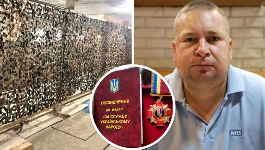 Безцінну волонтерську допомогу ознаменували золотом: Віктор Палас отримав медалі-подяки від військових частин