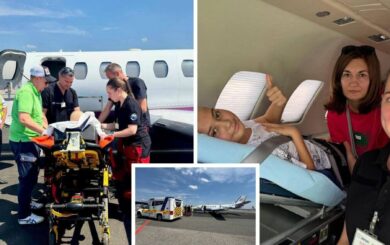 Чотирьох важкохворих дітей з ”Охматдиту” евакуювали до Австрії та Швейцарії