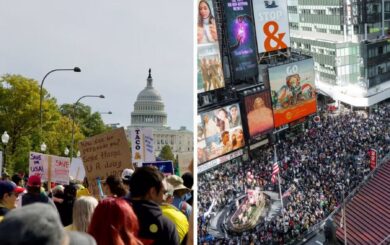 ”Ми не підкоримось”: по всій Америці – антивладні мітинги проти Трампа