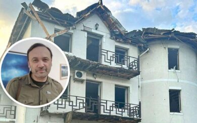 Дрон-камікадзе атакував будинок російського опозиціонера Пономарьова на околицях Києва