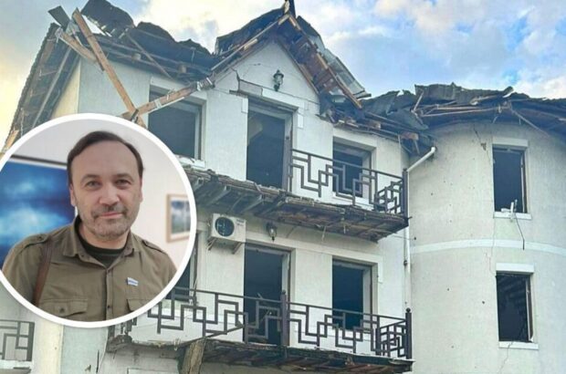 Дрон-камікадзе атакував будинок російського опозиціонера Пономарьова на околицях Києва