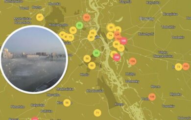 В Киеве зафиксировали ухудшение качества воздуха