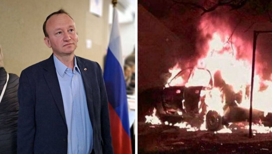 В Бердянске взорвался автомобиль, на котором ездил глава оккупационного совета Нечет