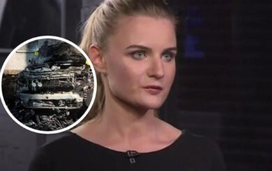 В Киеве сожгли Range Rover подсанкционной Крюковой