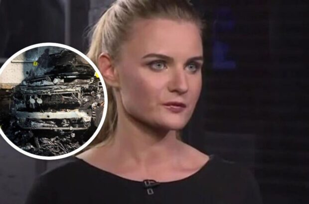 У Києві спалили Range Rover підсанкційної Крюкової