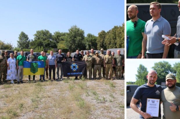 Ко Дню Независимости благотворительная организация MK Foundation совместно с БФ »Батальон Волонтер» передали в армию 50 бусов