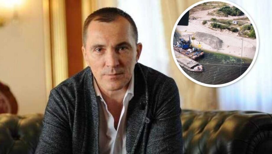 В столичном Голосеево люди экс-регионала Продивуса добывают песок на захваченной в общине земле (видео)