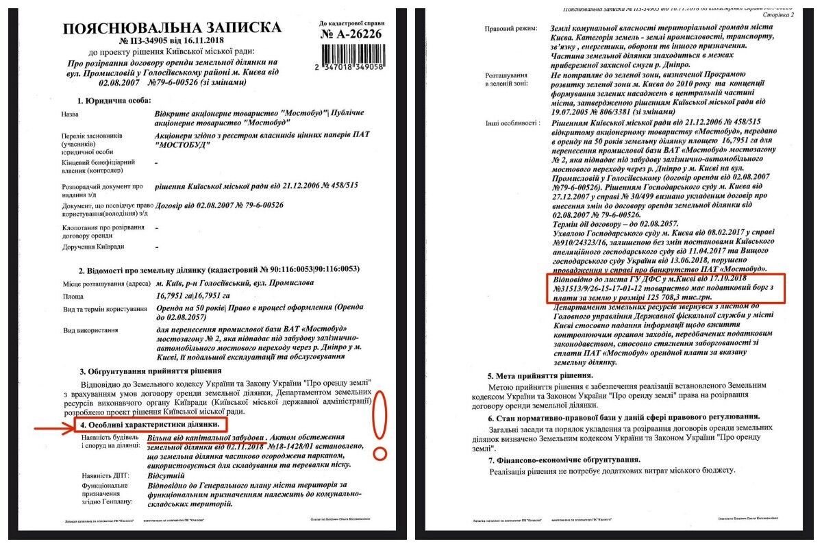 Застройки на участке не обнаружены, зато есть долг почти в 136 млн