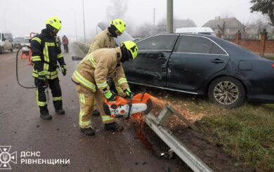 Возле Ровно произошла авария с восемью авто: трасса Киев-Чоп была временно заблокирована