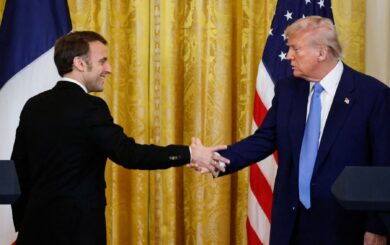 Макрон не смог убедить Трампа поддержать европейский миротворческий контингент в Украине