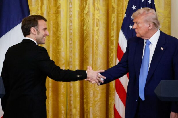 Макрон не смог убедить Трампа поддержать европейский миротворческий контингент в Украине