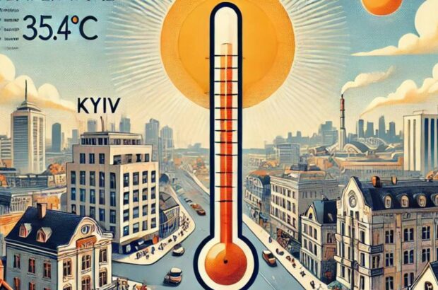 Температурні рекорди в Києві: липень 2024