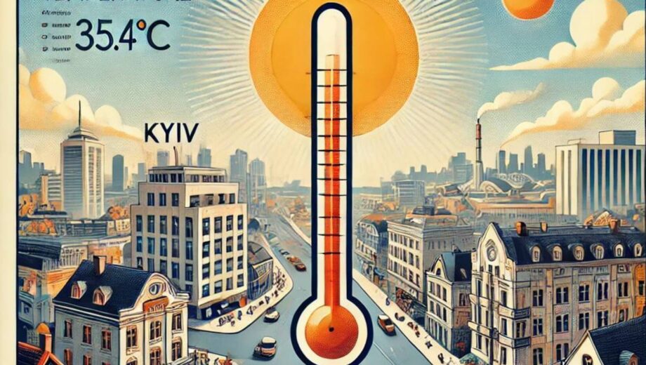 Температурные рекорды в Киеве: июль 2024