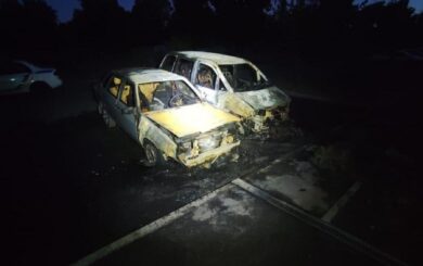 Полиция задержала подростков-палиев военных автомобилей