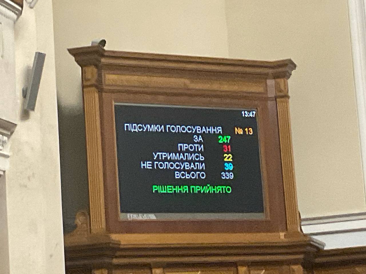 Совет принял первый шаг к переменам