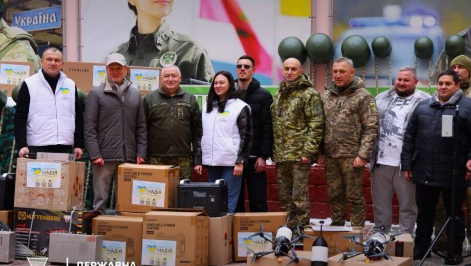 БФ молодежной инициативы »Надежда», Валерий Дубиль, Вита Присяжнюк и партнеры доставили военное оборудование пограничникам