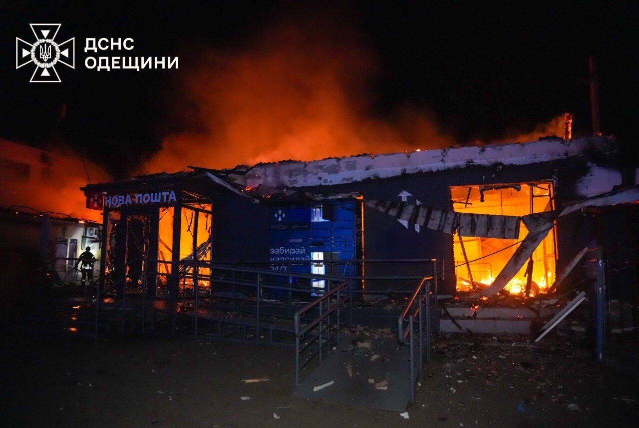 Одесщина пережила очередной ночной удар россии