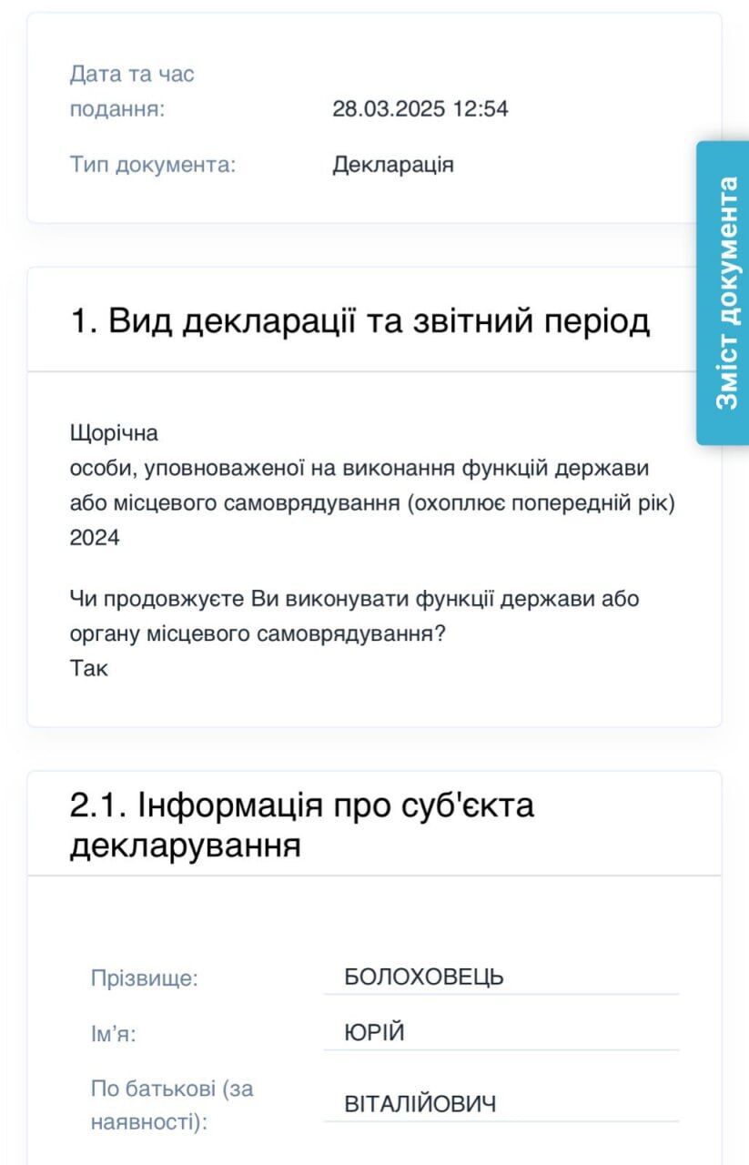 Юрій Болоховець – лісівник чи підпільний мільйонер? Скільки заробляє гендиректор ДП ''Ліси України''