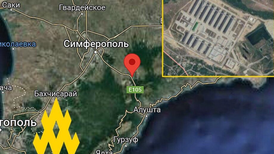 В Крыму в результате взрывов произошел пожар на воинской части россиян: есть погибшие