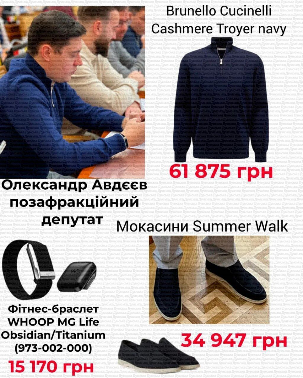 Rolex, Louis Vuitton и сумки за 141 тысячу: во сколько обходится стиль депутатов Одессы