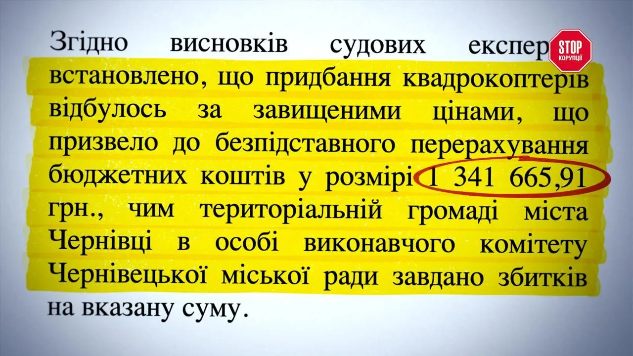 Один победитель пять раз подряд: схема закупки дронов в Черновцах обошлась общине в 1,3 миллиона ''лишних'' гривен