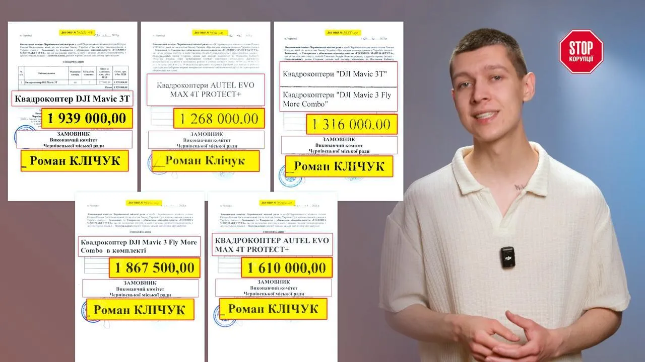 Один победитель пять раз подряд: схема закупки дронов в Черновцах обошлась общине в 1,3 миллиона ''лишних'' гривен