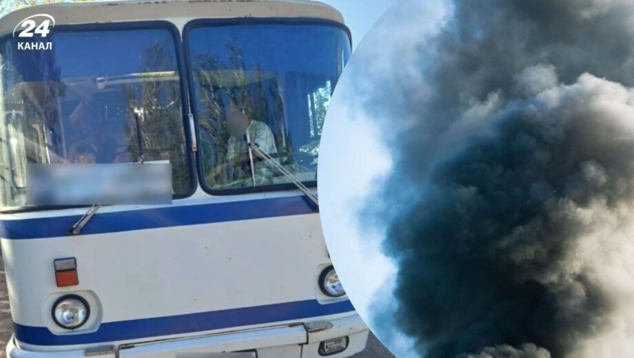 Російський дрон влучив у автобус під Херсоном — що відомо про потерпілих