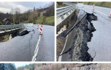 Наслідки негоди: Закарпатські дороги постраждали від оползнів