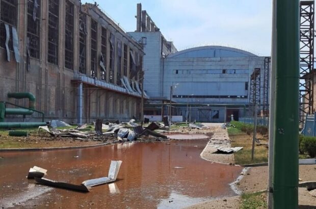 Росіяни вдарили ракетами по Слов’янській ТЕС