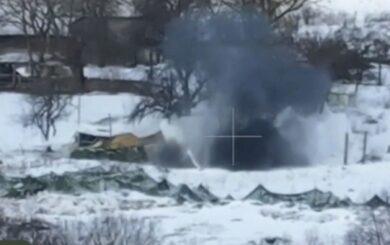 ЗСУ знищили вогневий опорний пункт і ”ГАЗ” росіян на північному напрямку (відео)