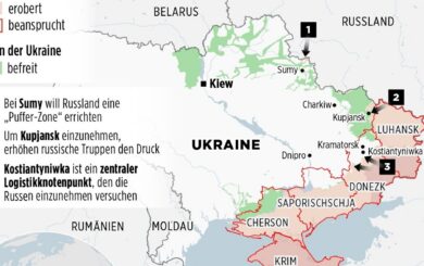 Россия захватила в Украине территорию почти как Люксембург  — Bild