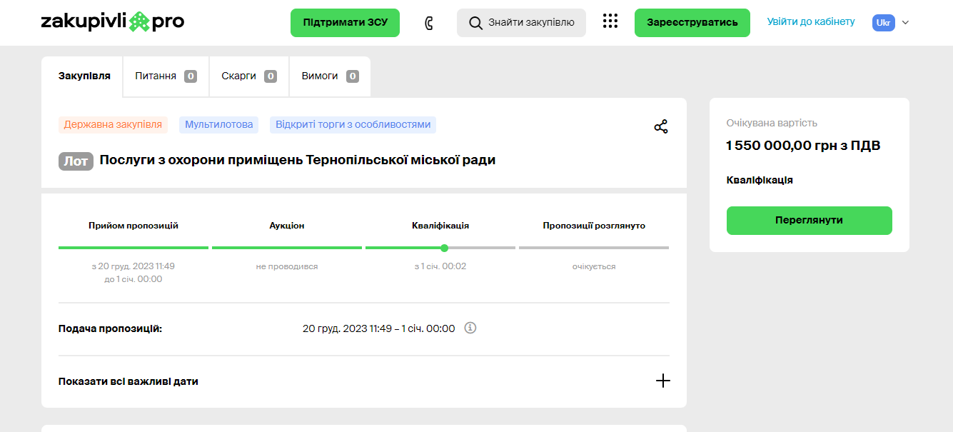 Понад 1,5 мільйона гривень витратять у Тернополі на охорону приміщень міської ради