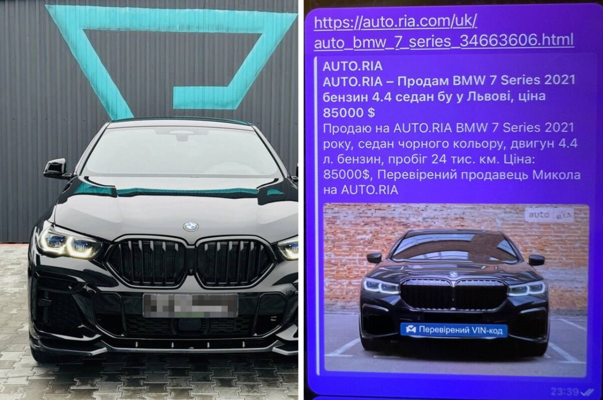 Автомобили Николая Панечко (слева) и Владимира Панечко (справа)