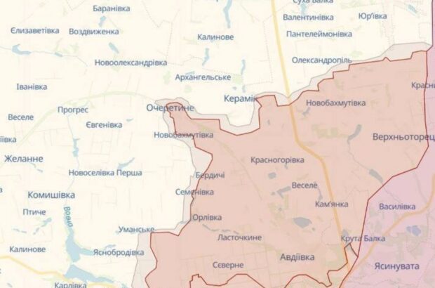 Російські війська просунулися у пʼятьох населених пунктах Донеччини