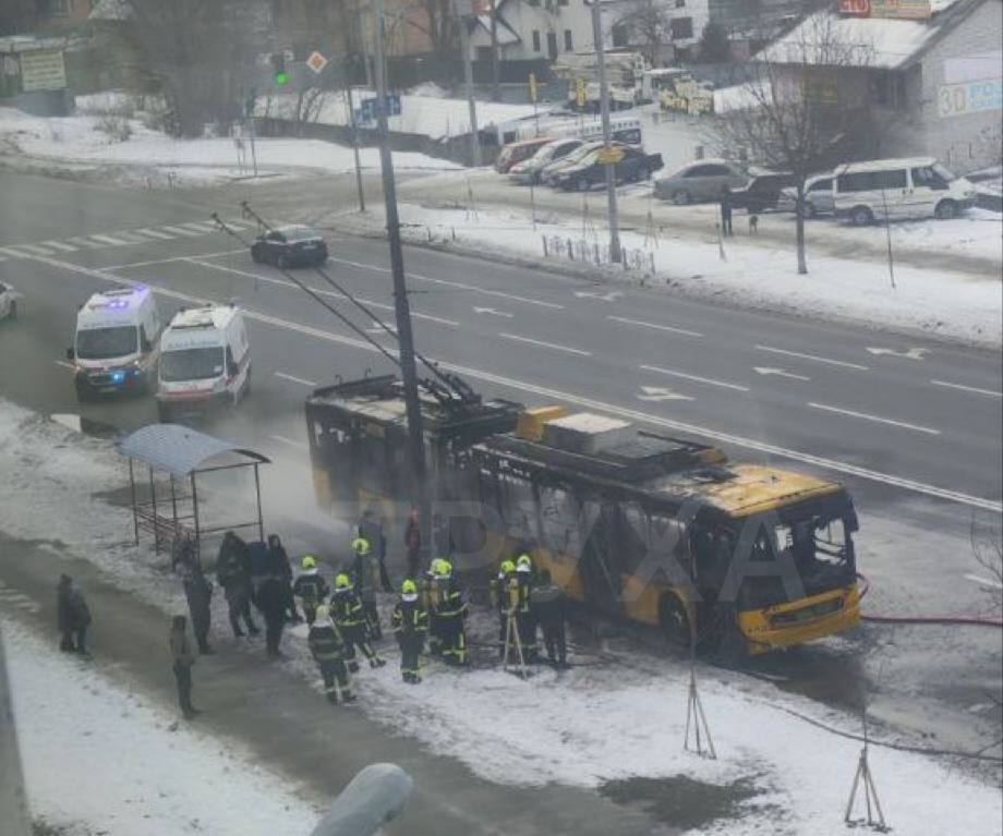 Загасити полум'я приїхали працівники ДСНС