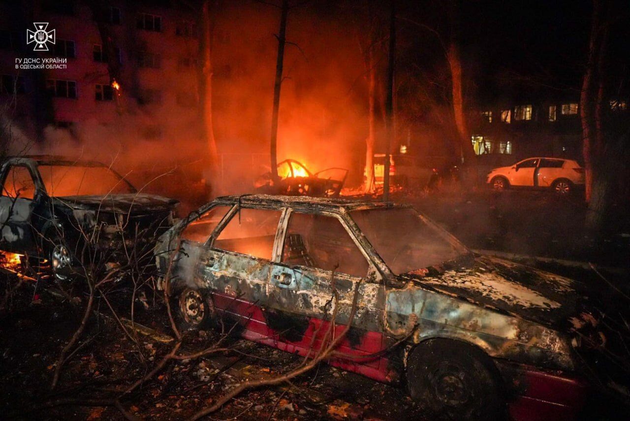 Ночью Одесса пережила очередную атаку русскими дронами