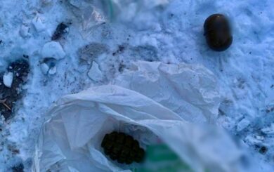В Киеве на мусорник выбросили боевые гранаты