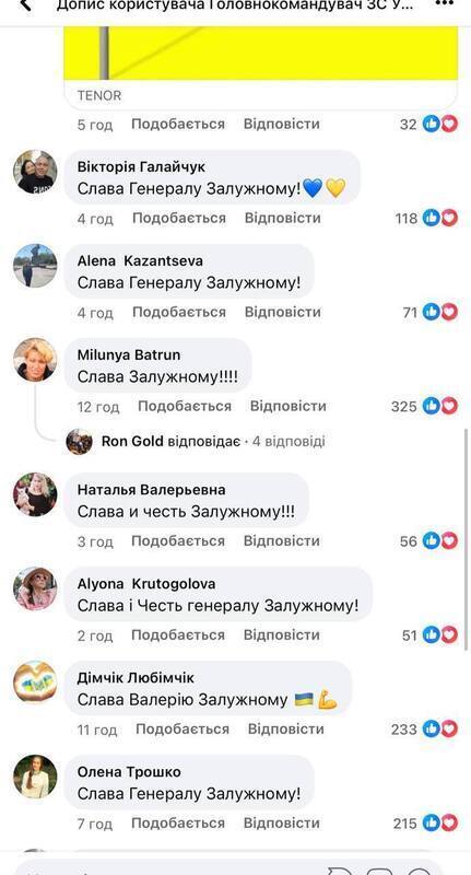 На официальной странице Главнокомандующего ВСУ в Facebook обновили основное фото