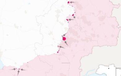 Росія бореться за прорив українського кордону у п’яти місцях, – The New York Times