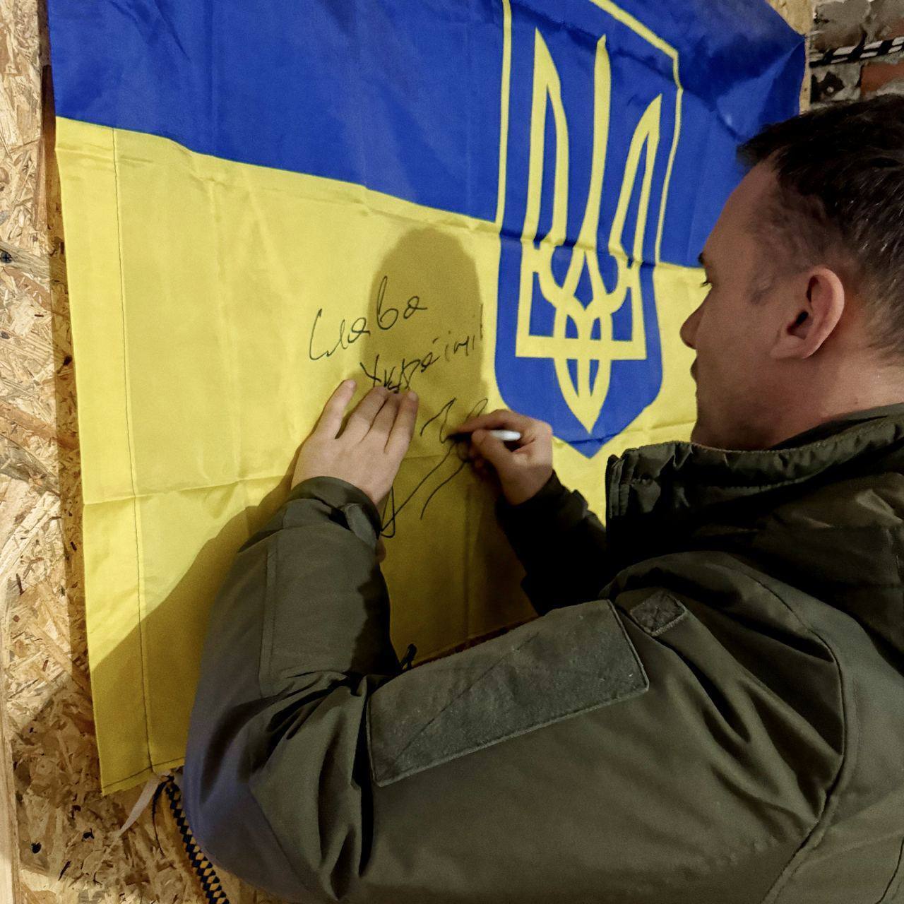 Андрей Шевченко посетил военных на Купянско-Лиманском направлении