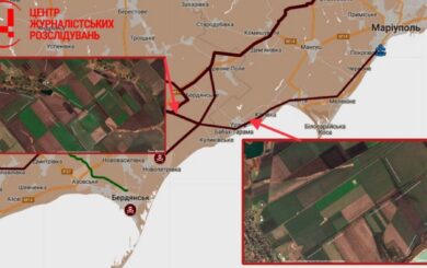 Очередной фейк россии: снимки из космоса раскрыли правду о »готовой» железной дороге в Мариуполь