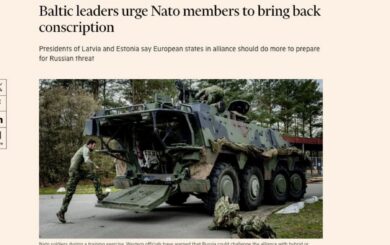 Лідери країн Балтії закликають членів НАТО повернути строкову військову службу, – Financial Times